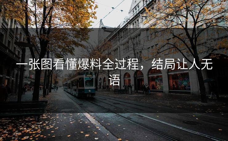 一张图看懂爆料全过程，结局让人无语